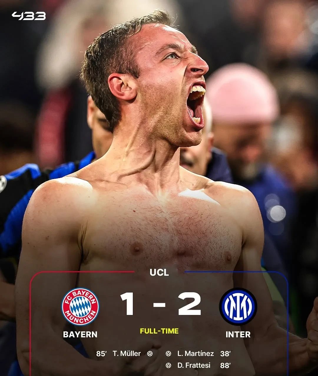 国际米兰爆冷多特蒙德，科曼打破历史纪录