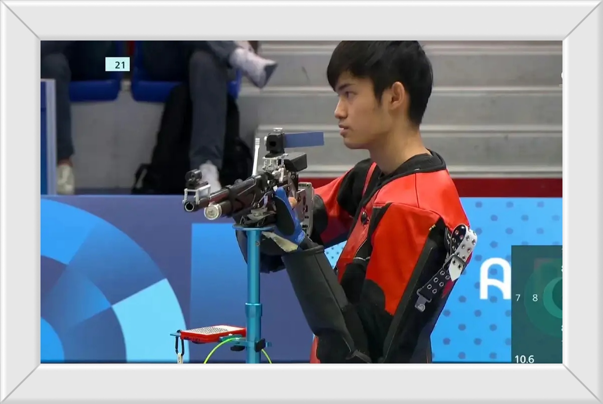 射击比赛中选手稳定心态取得好成绩
